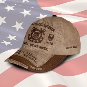 US Coast Guard, Born Ready – Classic Cap Gift for Men Dad Fathers 1