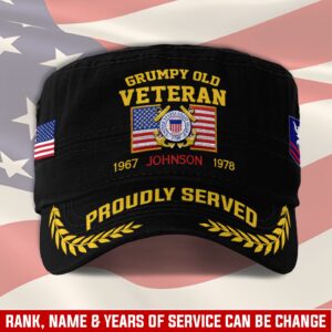 US Coast Guard, Born Ready – Military Cap Gift for Men Dad Fathers