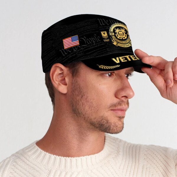 US Coast Guard, Born Ready – Military Cap Gift for Men Dad Fathers