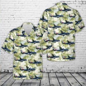 US Coast Guard CASA HC-144A Ocean Sentry (CN235-300MPA) Hawaiian Shirt - Gift for Dad Father's Day