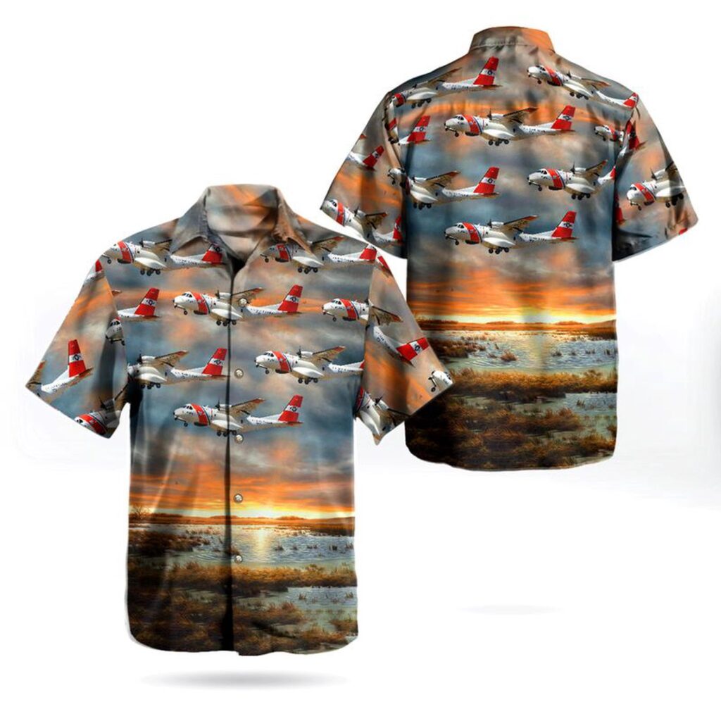 US Coast Guard CASA/IPTN HC-144A Ocean Sentry (CN-235M-300) Hawaiian Shirt – Gift for Dad Father’s Day US Coast Guard CASA/IPTN HC-144A Ocean Sentry (CN-235M-300) Hawaiian Shirt – Gift for Dad Father’s Day
