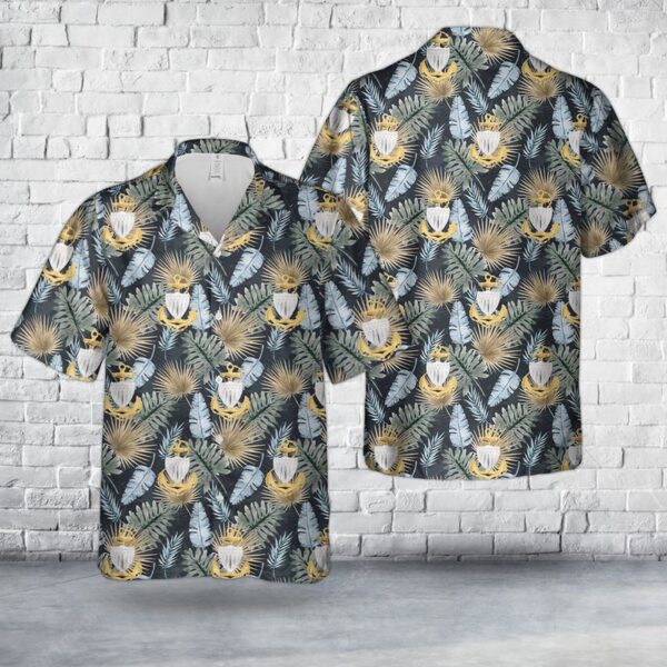 US Coast Guard Chief Petty Officer Hat Badge Hawaiian Shirt DLQM1409PD03 – Gift for Dad Father’s Day