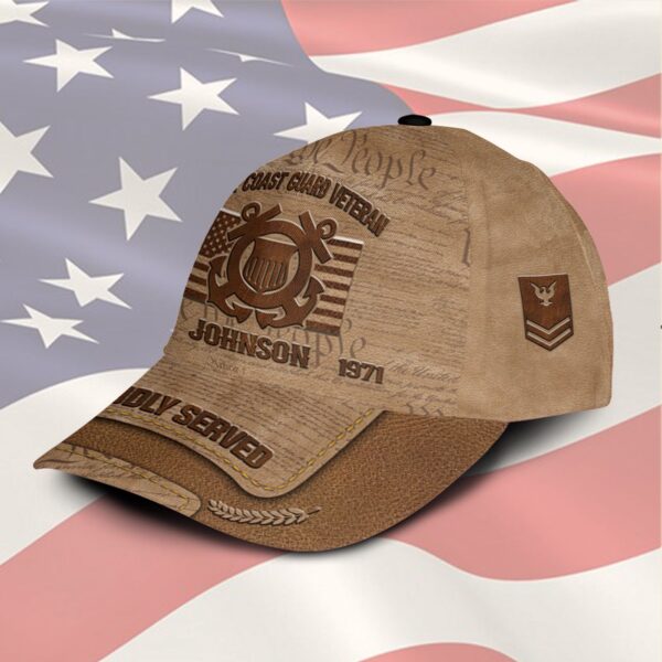 US Coast Guard – Classic Cap Gift for Men Dad Fathers