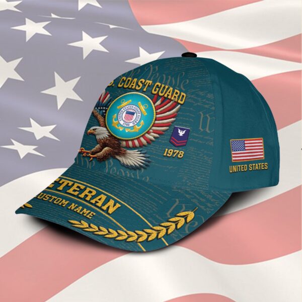 US Coast Guard – Classic Cap Gift for Men Dad Fathers