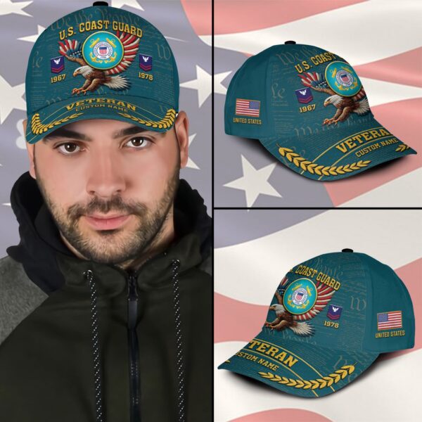 US Coast Guard – Classic Cap Gift for Men Dad Fathers