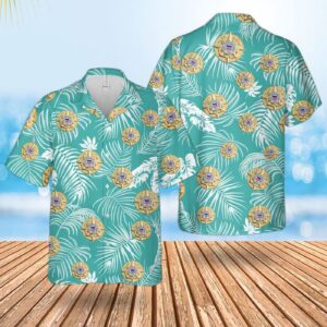 US Coast Guard Commandant Staff Badge Hawaiian Shirt - Gift for Dad Father's Day