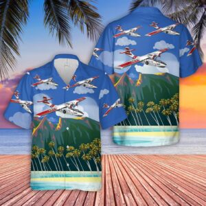 US Coast Guard Consolidated PBY-5A Catalina WW2 Hawaiian Shirt - Gift for Dad Father's Day