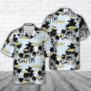 US Coast Guard Cutterman insignia - officer Hawaiian Shirt - Gift for Dad Father's Day
