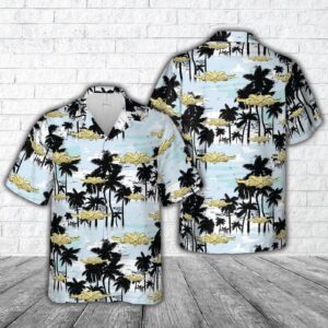 US Coast Guard Cutterman insignia - officer Hawaiian Shirt - Gift for Dad Father's Day