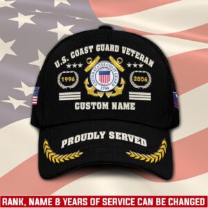 US Coast Guard, Duty, Honor, Country – Classic Cap Gift for Men Dad Fathers
