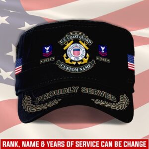 US Coast Guard, Duty, Honor, Country – Military Cap Gift for Men Dad Fathers