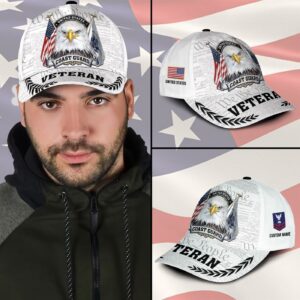 US Coast Guard, E 2 Blue – Classic Cap Gift for Men Dad Fathers 1