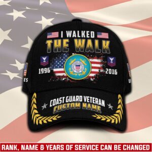 US Coast Guard, E 2 Blue – Classic Cap Gift for Men Dad Fathers