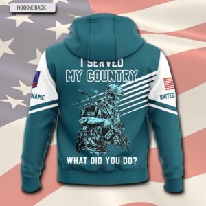 US Coast Guard, E 2 Blue – Hoodie - Gift for Dad Father's Day 1