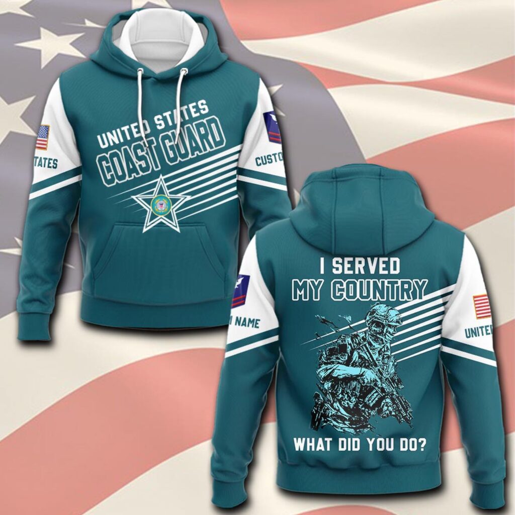 US Coast Guard, E 2 Blue – Hoodie – Gift for Dad Father’s Day US Coast Guard, E 2 Blue – Hoodie – Gift for Dad Father’s Day
