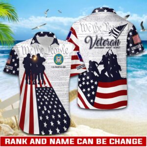 US Coast Guard, E 2 White – Button Hawaiian Shirt - Gift for Dad Father's Day