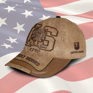 US Coast Guard, E 3 Blue – Classic Cap Gift for Men Dad Fathers 1