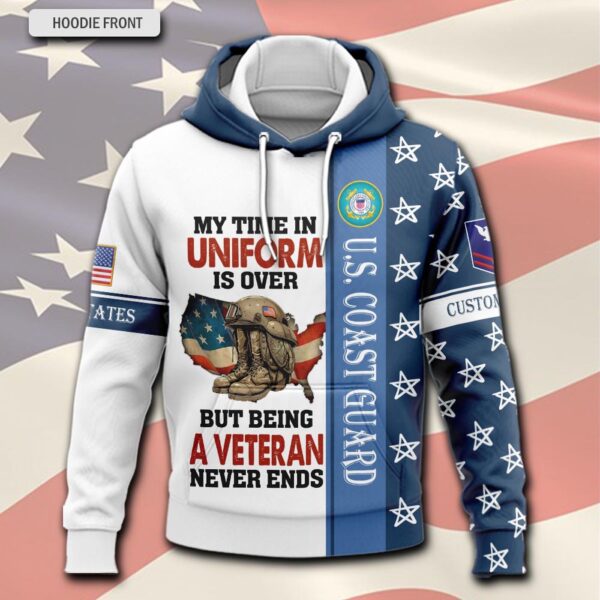 US Coast Guard, E 3 Blue – Hoodie – Gift for Dad Father’s Day