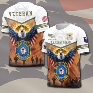 US Coast Guard, E 3 Blue – T-Shirt - Gift for Dad Father's Day