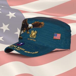 US Coast Guard, E 3 Red – Military Cap Gift for Men Dad Fathers 1