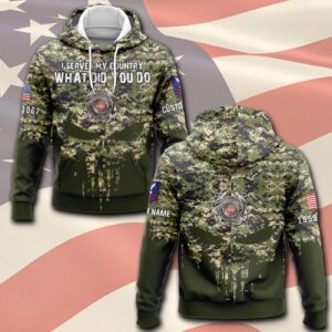 US Coast Guard, E 3 White – Hoodie - Gift for Dad Father's Day