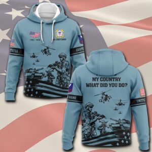 US Coast Guard, E 3 White – Hoodie - Gift for Dad Father's Day