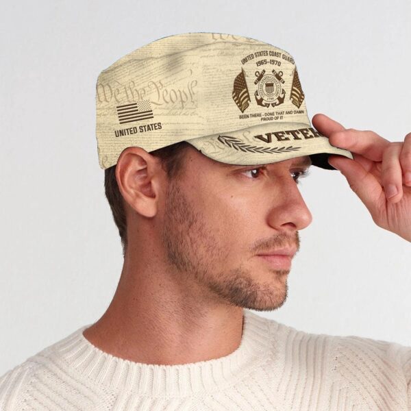 US Coast Guard, E 3 White – Military Cap Gift for Men Dad Fathers