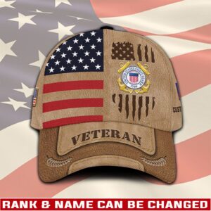 US Coast Guard, E 4 Red – Classic Cap Gift for Men Dad Fathers Gift for Men Dad Fathers
