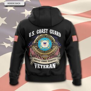 US Coast Guard, E 4 Red – Hoodie - Gift for Dad Father's Day 1