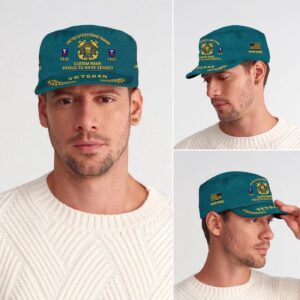 US Coast Guard, E 5 Gold – Military Cap Gift for Men Dad Fathers 1
