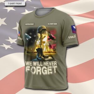 US Coast Guard, E 5 Gold – T-Shirt - Gift for Dad Father's Day 1