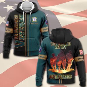 US Coast Guard, E 5 Red – Hoodie - Gift for Dad Father's Day