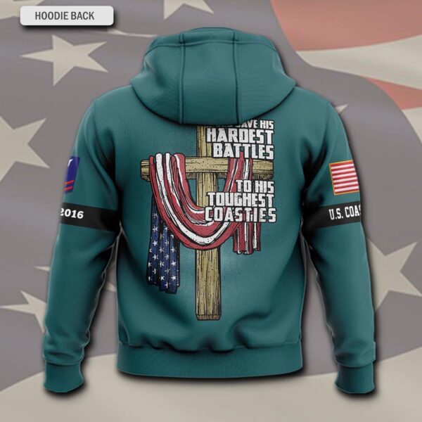 US Coast Guard, E 5 Red – Hoodie – Gift for Dad Father’s Day