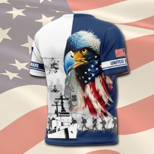 US Coast Guard, E 5 Red – T-Shirt - Gift for Dad Father's Day 1