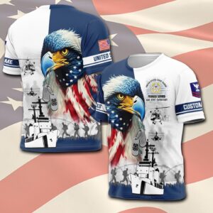 US Coast Guard, E 5 Red – T-Shirt - Gift for Dad Father's Day