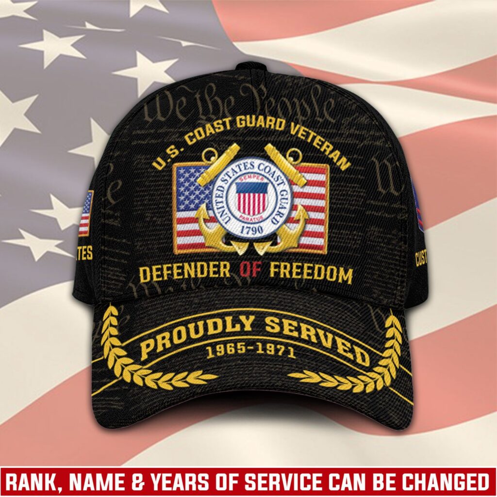 US Coast Guard, E 6 Gold – Classic Cap Gift for Men Dad Fathers US Coast Guard, E 6 Gold – Classic Cap Gift for Men Dad Fathers