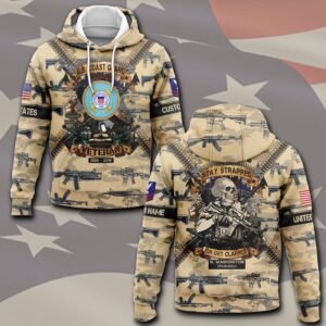 US Coast Guard, E 6 Gold – Hoodie - Gift for Dad Father's Day