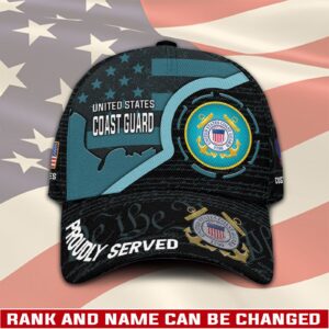 US Coast Guard, E 7 Gold – Classic Cap Gift for Men Dad Fathers