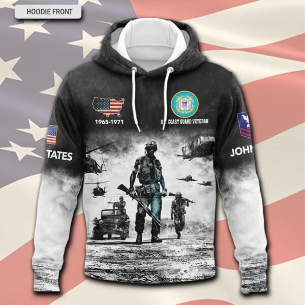US Coast Guard, E 7 Gold – Hoodie – Gift for Dad Father’s Day