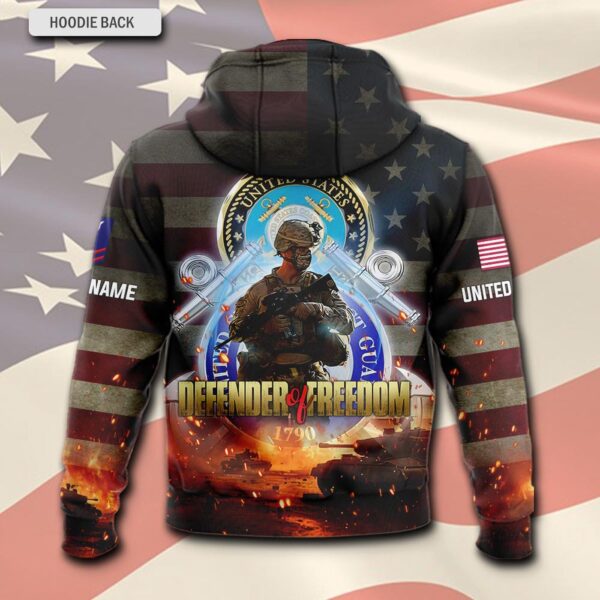 US Coast Guard, E 7 Gold – Hoodie – Gift for Dad Father’s Day