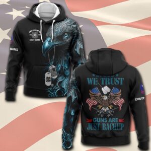 US Coast Guard, E 7 Red – Hoodie - Gift for Dad Father's Day