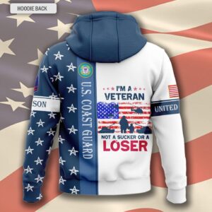 US Coast Guard, E 8 Gold – Hoodie - Gift for Dad Father's Day 1