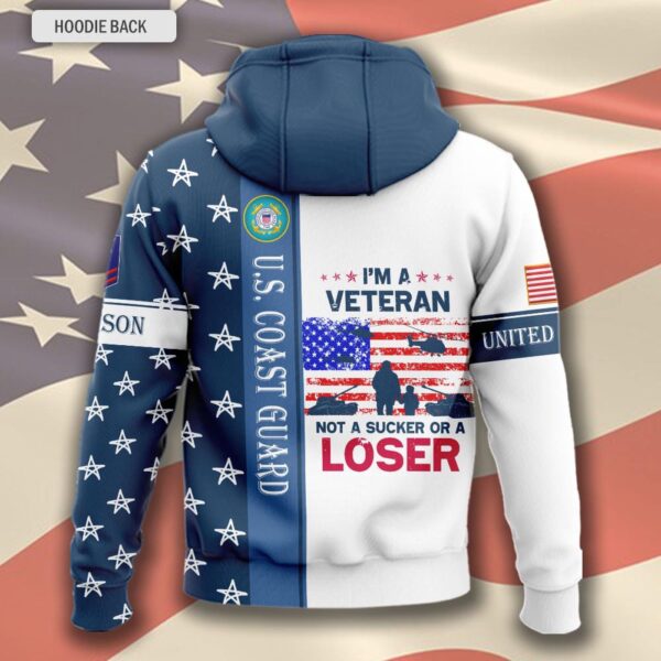 US Coast Guard, E 8 Gold – Hoodie – Gift for Dad Father’s Day