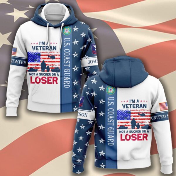 US Coast Guard, E 8 Gold – Hoodie – Gift for Dad Father’s Day