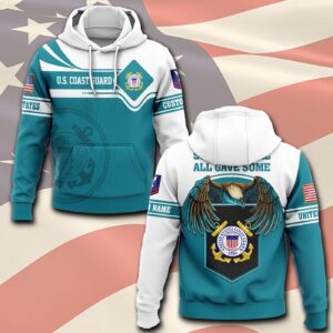 US Coast Guard, E 8 Gold – Hoodie - Gift for Dad Father's Day