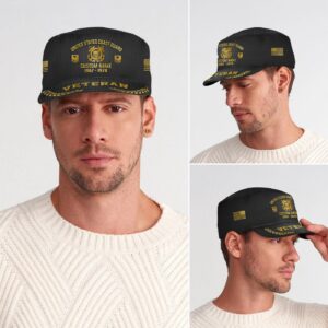 US Coast Guard, E 9 Gold – Military Cap Gift for Men Dad Fathers 3