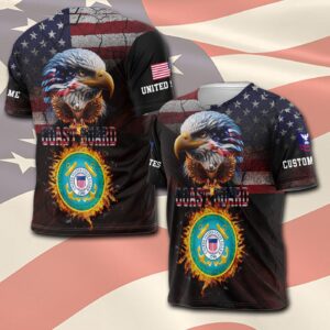 US Coast Guard, E 9 Gold – T-Shirt - Gift for Dad Father's Day