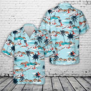US Coast Guard Elizabeth City HC-144 Ocean Sentry Hawaiian Shirt - Gift for Dad Father's Day