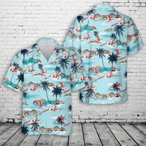 US Coast Guard Elizabeth City HC-144 Ocean Sentry Hawaiian Shirt NLSI2408PD06 - Gift for Dad Father's Day