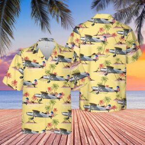 US Coast Guard Fairchild 24 WW2 Hawaiian Shirt - Gift for Dad Father's Day